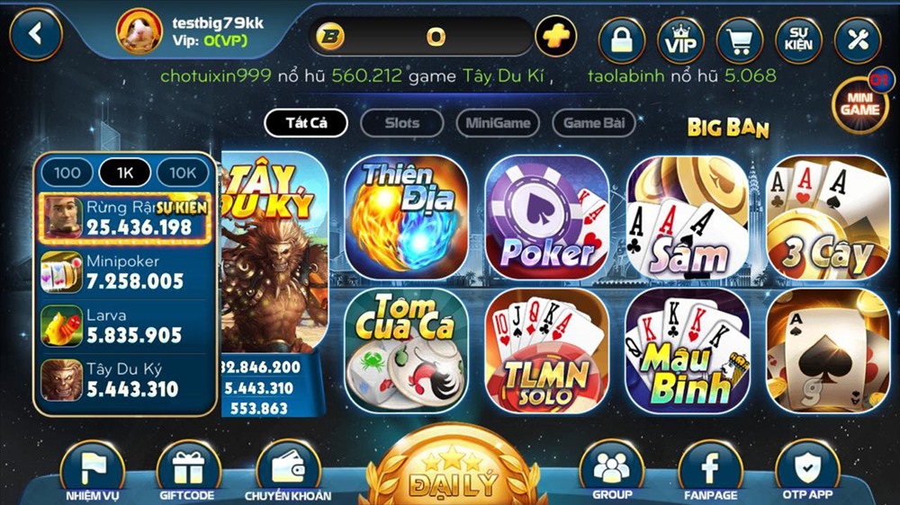 Giới Thiệu Về Game Rikvip